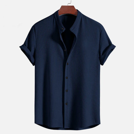 Short Sleeve Loose Shirt Top Summer Mens Clothing