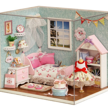 Handmade Creative DIY Assembling Cabin Wisdom House New Happiness Series Happy Together Valentine's Day Gifts