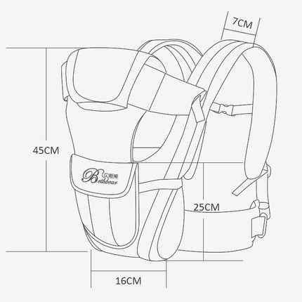 Double Shoulder Baby Carriers  Mother and Child Travel Supplies