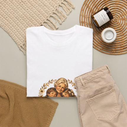 Grandma Portrait Tee — Vintage Floral Illustration Shirt