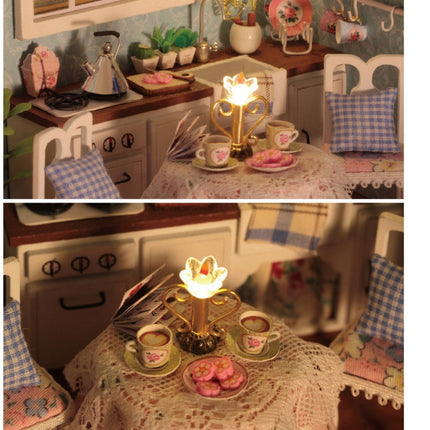 Handmade Creative DIY Assembling Cabin Wisdom House New Happiness Series Happy Together Valentine's Day Gifts