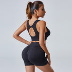 Black / Bra and Short / L