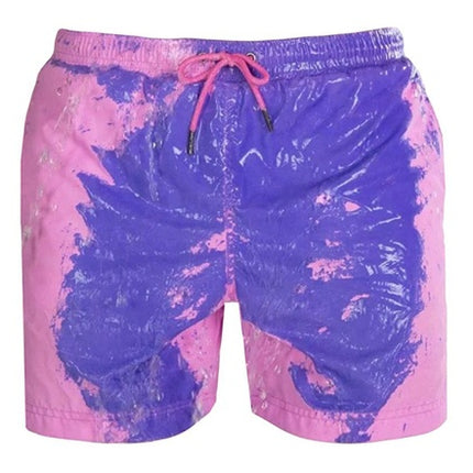 Magical Change Color Beach Shorts Summer Men Swimming Trunks Swimwear Swimsuit Quick Dry bathing shorts Beach Pant