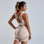 Beige / Bra and Short / L